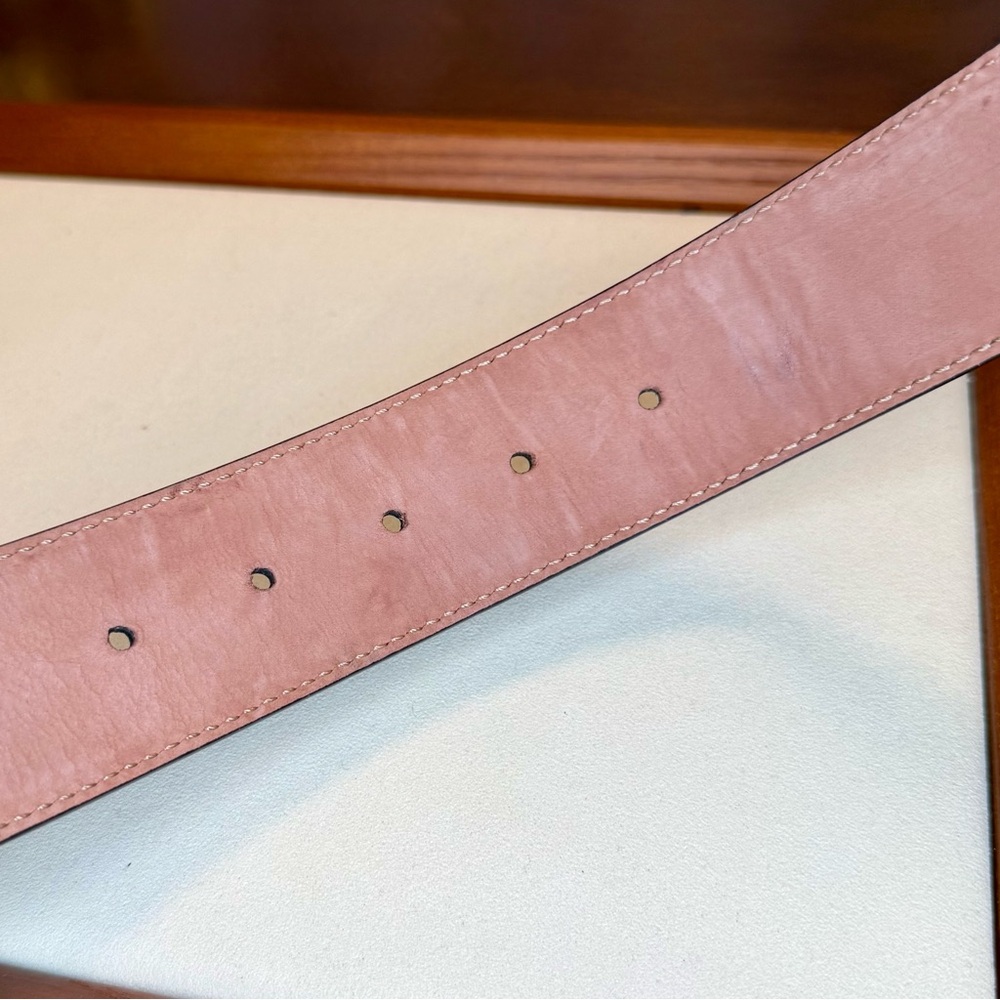 EUC FENDI Calfskin F is Fendi FF 1974 Embossed Belt - Picture 9 of 10